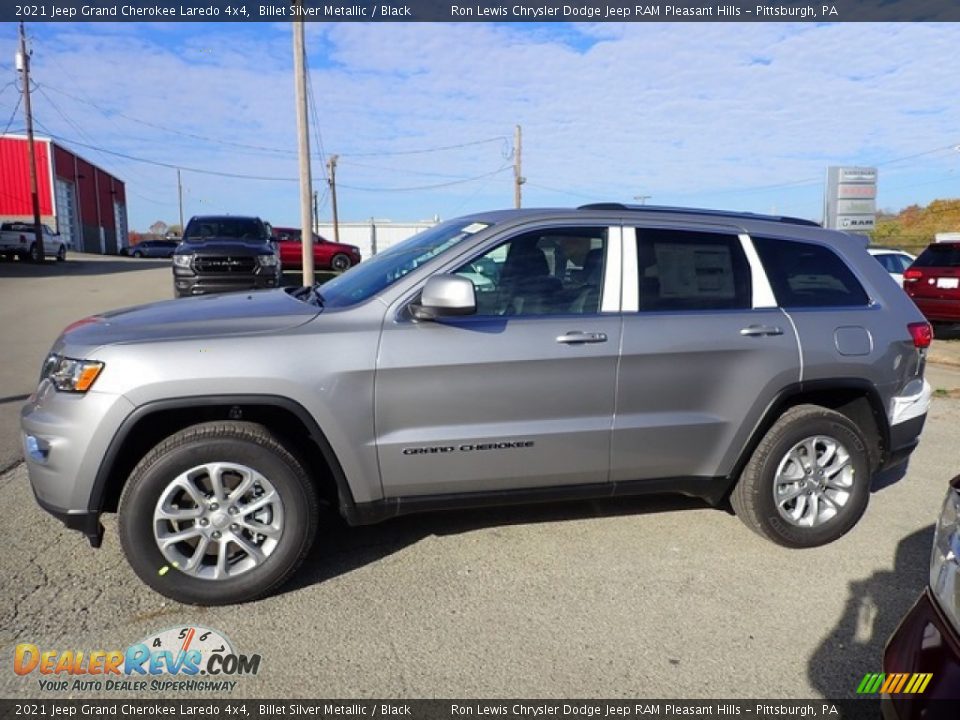 2021 Jeep Grand Cherokee Laredo 4x4 Billet Silver Metallic / Black Photo #3