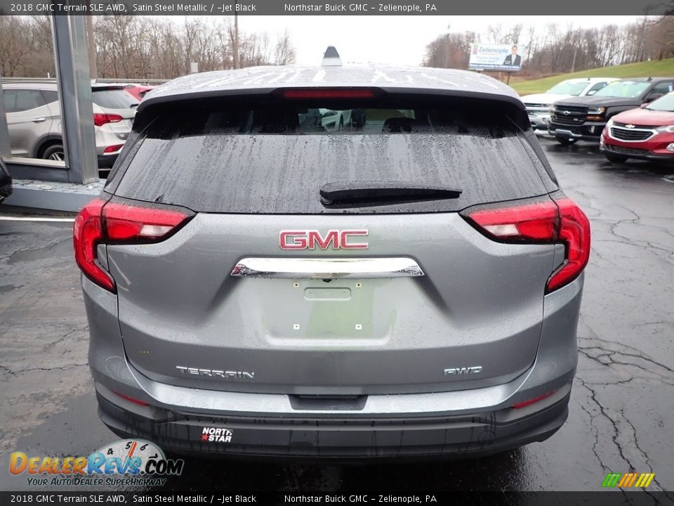 2018 GMC Terrain SLE AWD Satin Steel Metallic / ­Jet Black Photo #10