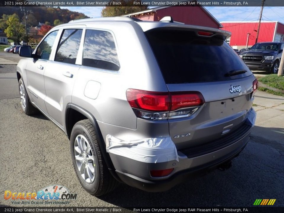 2021 Jeep Grand Cherokee Laredo 4x4 Billet Silver Metallic / Black Photo #4