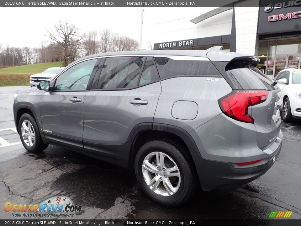 2018 GMC Terrain SLE AWD Satin Steel Metallic / ­Jet Black Photo #12