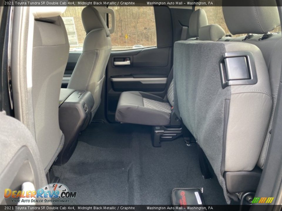2021 Toyota Tundra SR Double Cab 4x4 Midnight Black Metallic / Graphite Photo #25