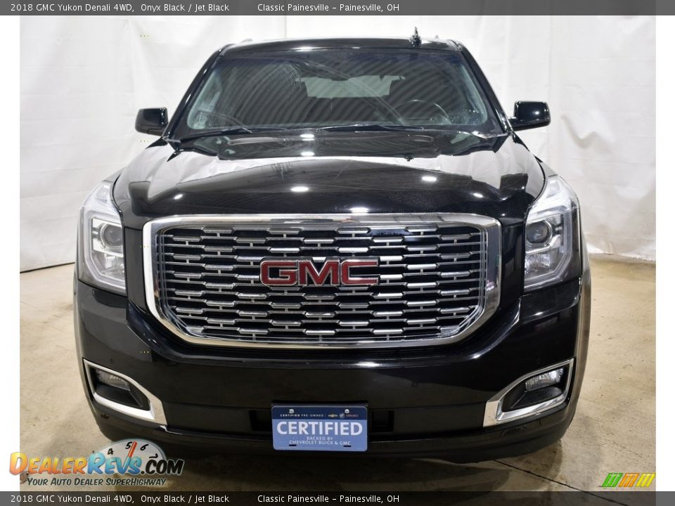 2018 GMC Yukon Denali 4WD Onyx Black / Jet Black Photo #4