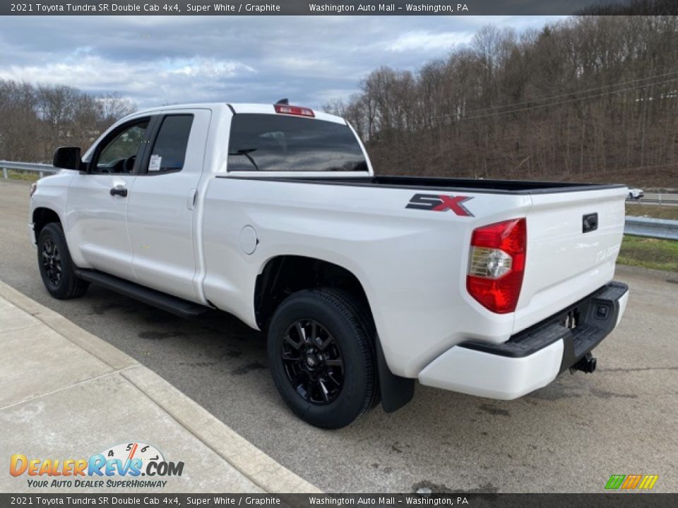 Super White 2021 Toyota Tundra SR Double Cab 4x4 Photo #2