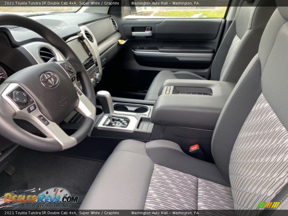 Front Seat of 2021 Toyota Tundra SR Double Cab 4x4 Photo #4