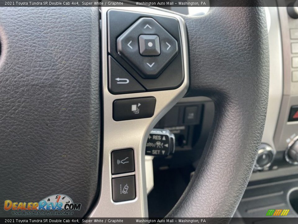 2021 Toyota Tundra SR Double Cab 4x4 Steering Wheel Photo #7