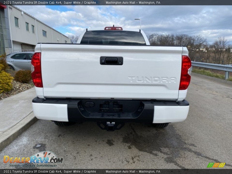 2021 Toyota Tundra SR Double Cab 4x4 Super White / Graphite Photo #13