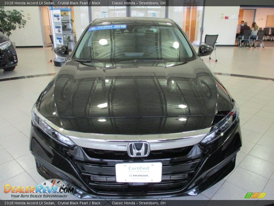 2018 Honda Accord LX Sedan Crystal Black Pearl / Black Photo #2