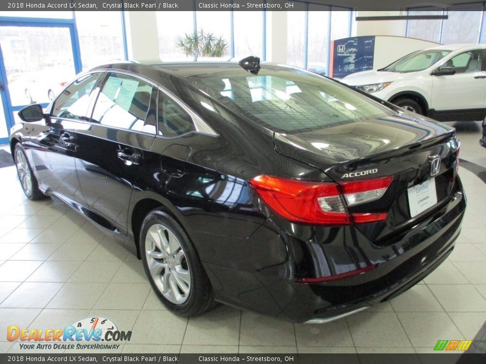 2018 Honda Accord LX Sedan Crystal Black Pearl / Black Photo #9