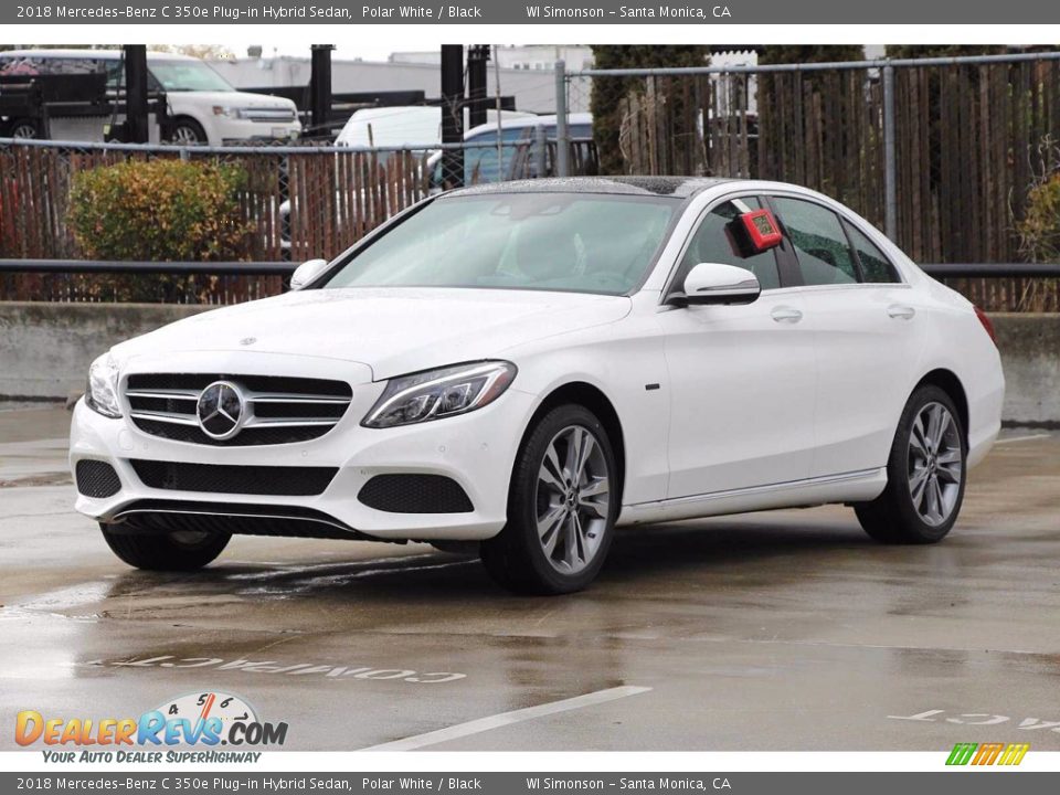 2018 Mercedes-Benz C 350e Plug-in Hybrid Sedan Polar White / Black Photo #11