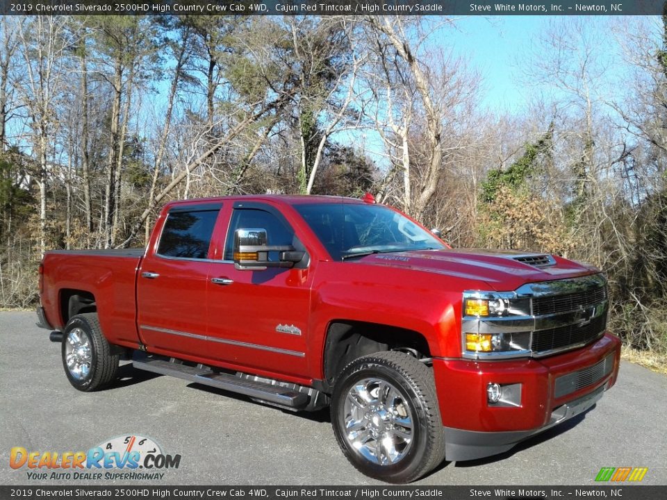 2019 Chevrolet Silverado 2500HD High Country Crew Cab 4WD Cajun Red Tintcoat / High Country Saddle Photo #5