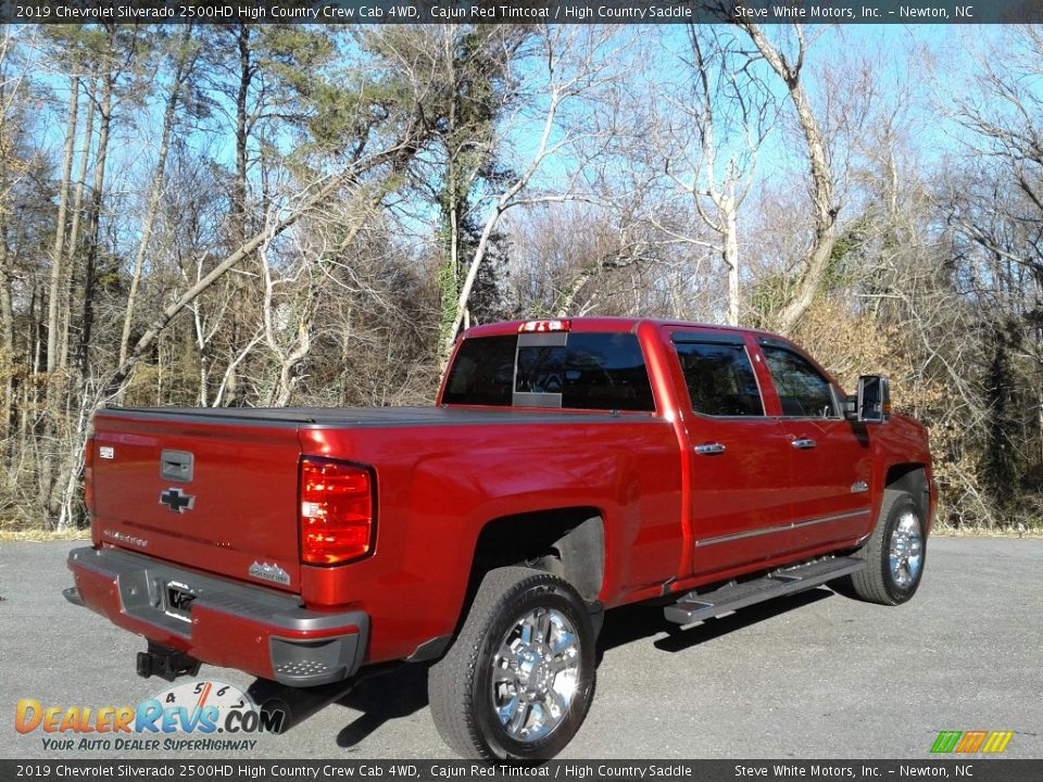 2019 Chevrolet Silverado 2500HD High Country Crew Cab 4WD Cajun Red Tintcoat / High Country Saddle Photo #8