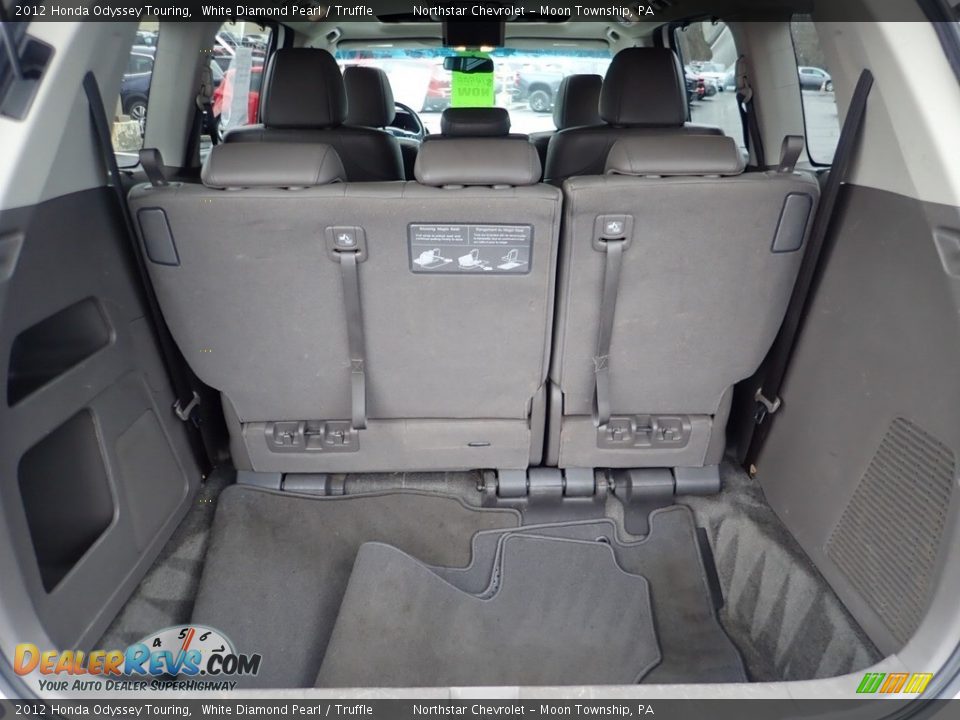 2012 Honda Odyssey Touring White Diamond Pearl / Truffle Photo #7