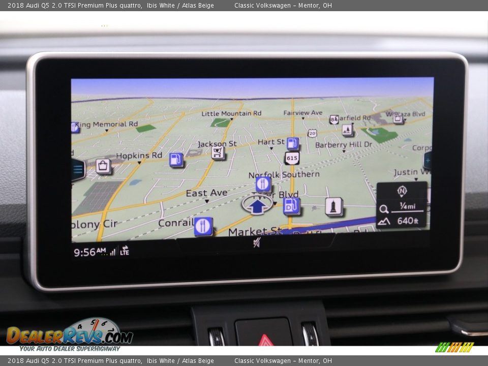 2018 Audi Q5 2.0 TFSI Premium Plus quattro Ibis White / Atlas Beige Photo #10