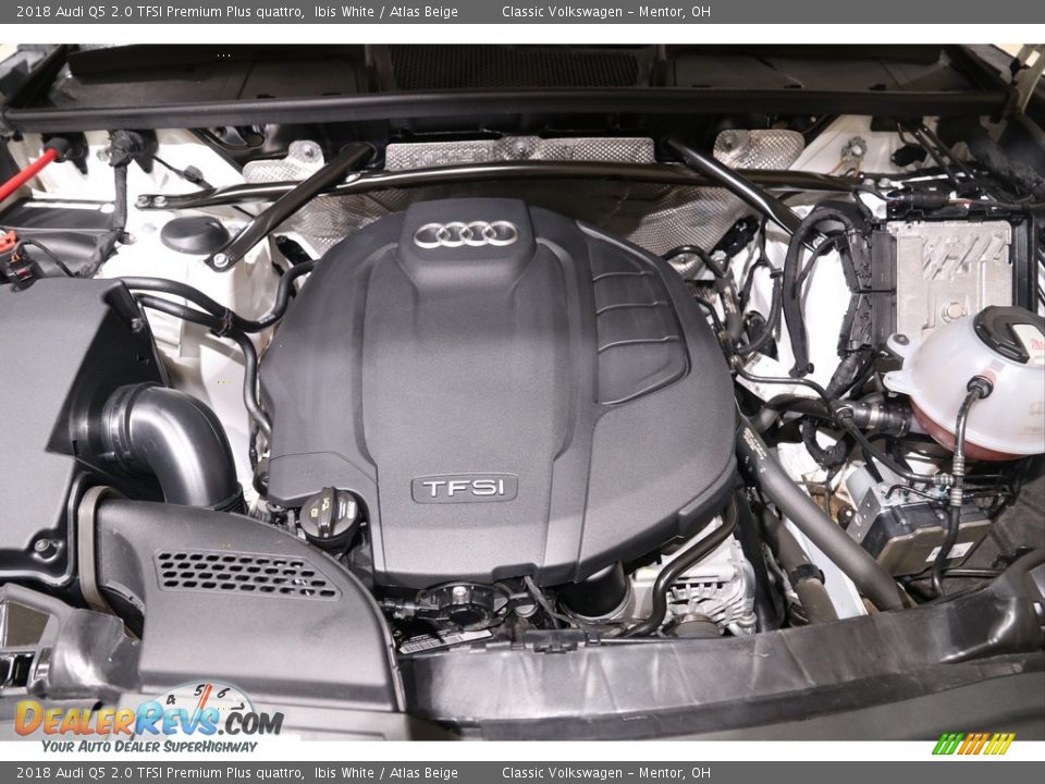 2018 Audi Q5 2.0 TFSI Premium Plus quattro Ibis White / Atlas Beige Photo #19