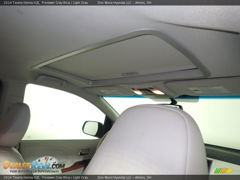 2014 Toyota Sienna XLE Predawn Gray Mica / Light Gray Photo #2