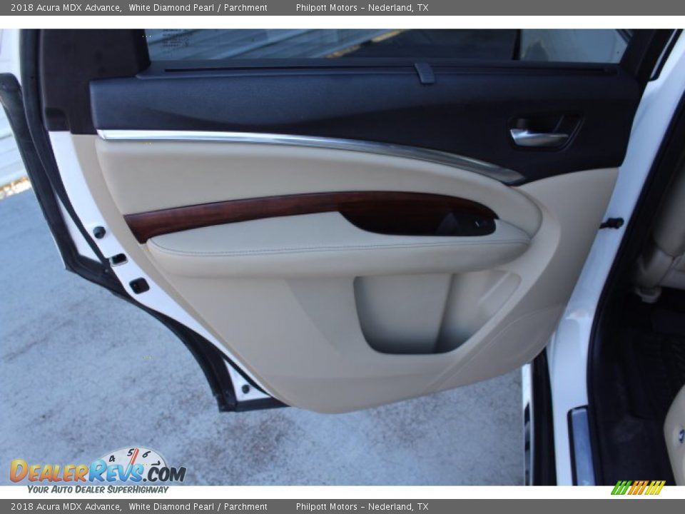 2018 Acura MDX Advance White Diamond Pearl / Parchment Photo #21