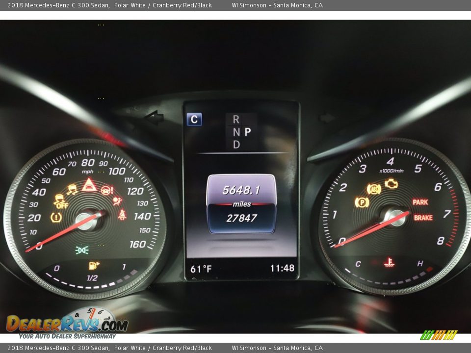 2018 Mercedes-Benz C 300 Sedan Gauges Photo #28