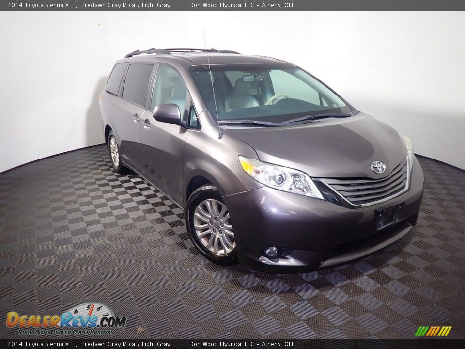 2014 Toyota Sienna XLE Predawn Gray Mica / Light Gray Photo #6