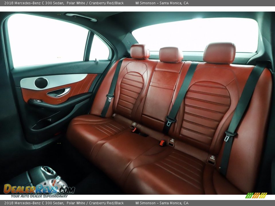 Rear Seat of 2018 Mercedes-Benz C 300 Sedan Photo #35