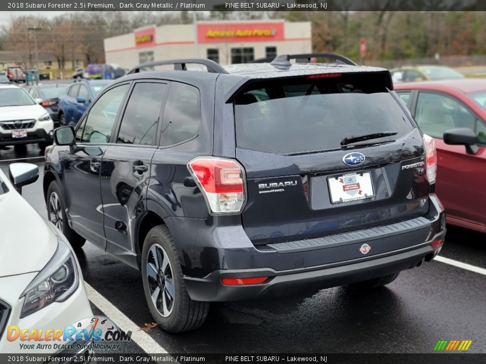 2018 Subaru Forester 2.5i Premium Dark Gray Metallic / Platinum Photo #5