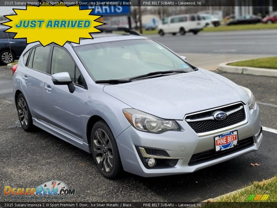 2015 Subaru Impreza 2.0i Sport Premium 5 Door Ice Silver Metallic / Black Photo #1