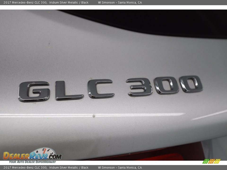 2017 Mercedes-Benz GLC 300 Iridium Silver Metallic / Black Photo #9