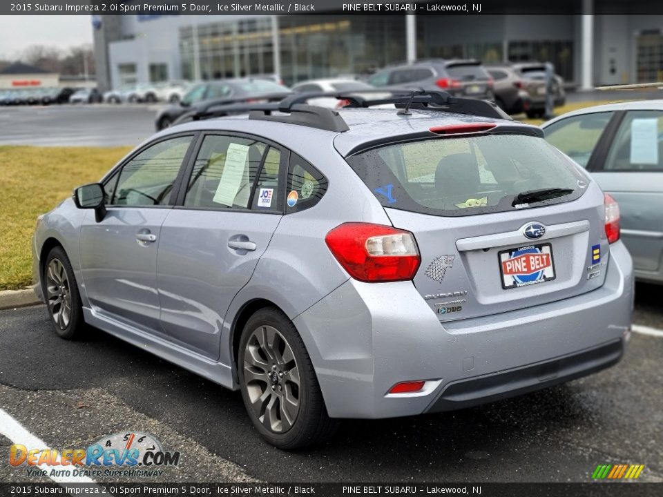 2015 Subaru Impreza 2.0i Sport Premium 5 Door Ice Silver Metallic / Black Photo #4