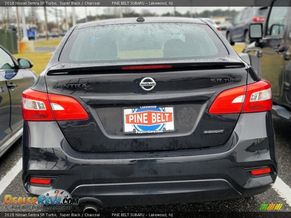 2018 Nissan Sentra SR Turbo Super Black / Charcoal Photo #3