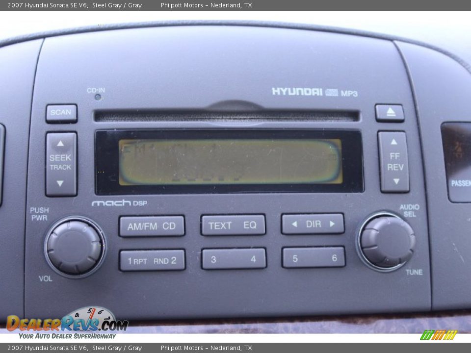 2007 Hyundai Sonata SE V6 Steel Gray / Gray Photo #17