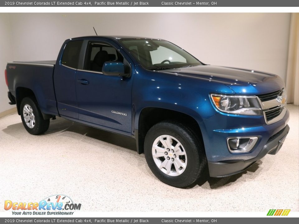 Pacific Blue Metallic 2019 Chevrolet Colorado LT Extended Cab 4x4 Photo #1