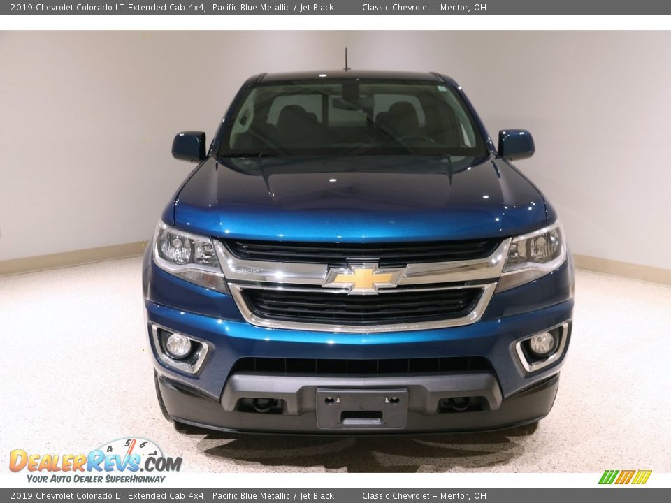 Pacific Blue Metallic 2019 Chevrolet Colorado LT Extended Cab 4x4 Photo #2