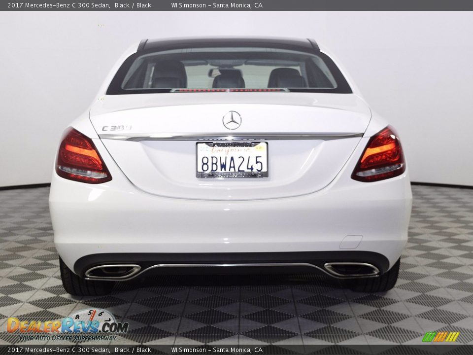 2017 Mercedes-Benz C 300 Sedan Black / Black Photo #8