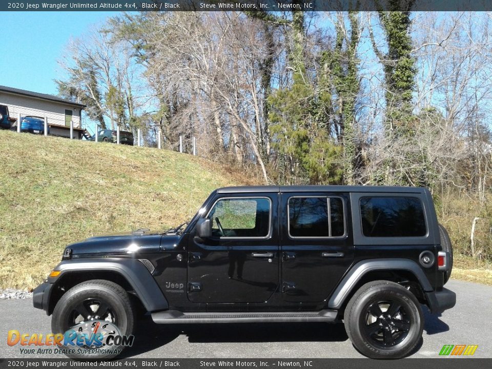 2020 Jeep Wrangler Unlimited Altitude 4x4 Black / Black Photo #1