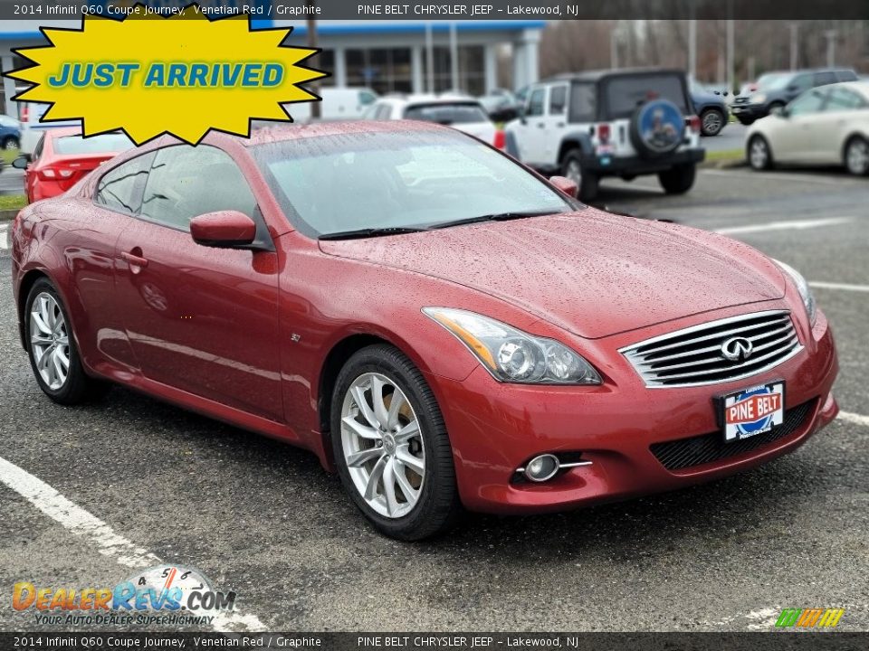 2014 Infiniti Q60 Coupe Journey Venetian Red / Graphite Photo #1