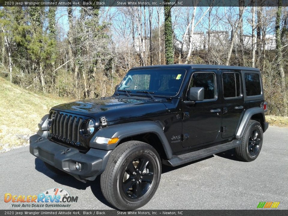 2020 Jeep Wrangler Unlimited Altitude 4x4 Black / Black Photo #3