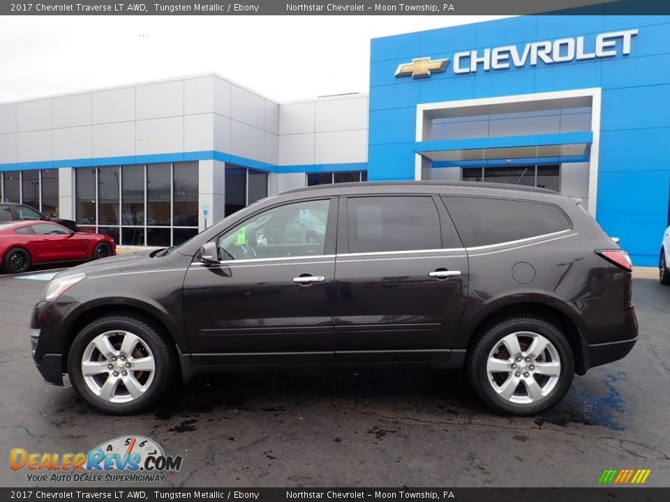 2017 Chevrolet Traverse LT AWD Tungsten Metallic / Ebony Photo #3