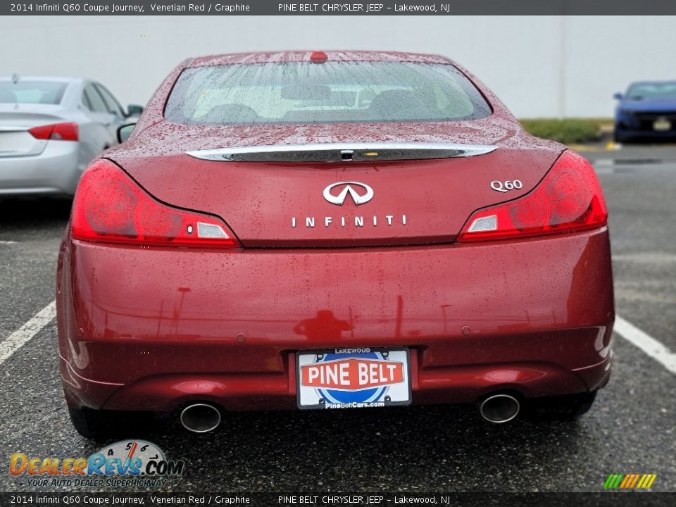 2014 Infiniti Q60 Coupe Journey Venetian Red / Graphite Photo #3