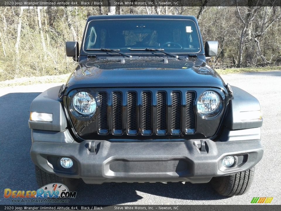 2020 Jeep Wrangler Unlimited Altitude 4x4 Black / Black Photo #4