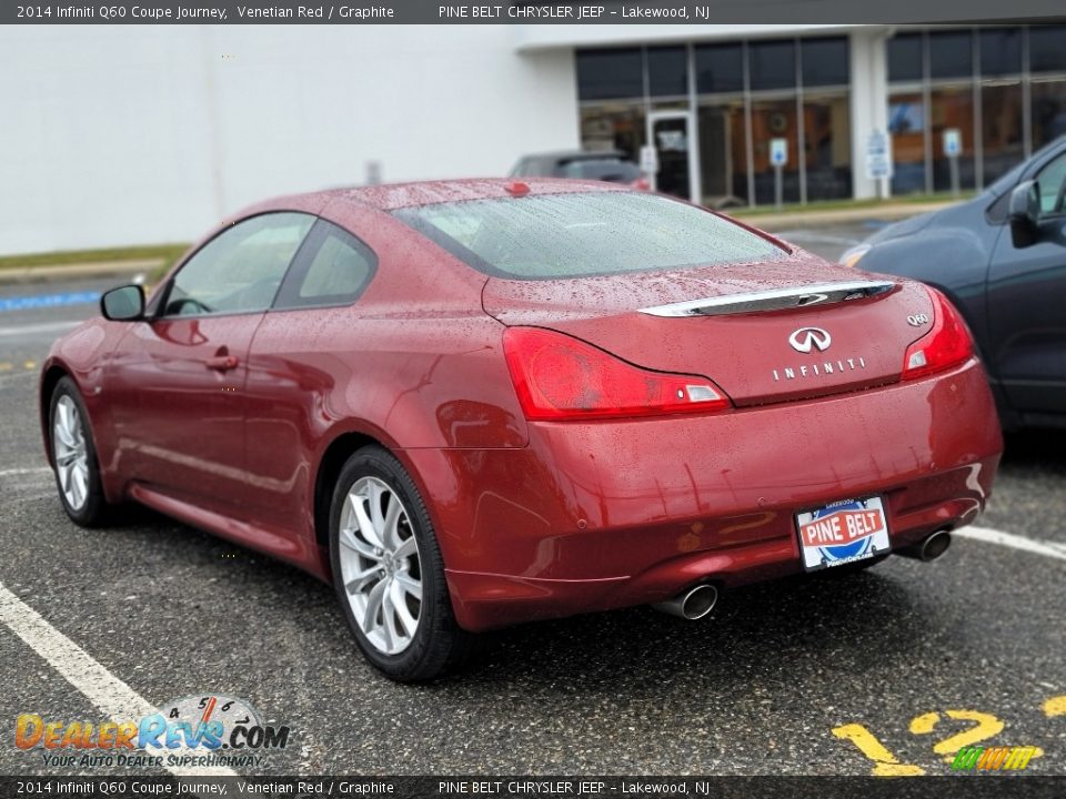 2014 Infiniti Q60 Coupe Journey Venetian Red / Graphite Photo #4