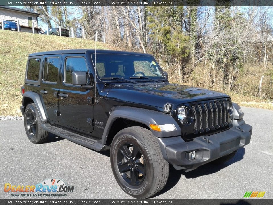 2020 Jeep Wrangler Unlimited Altitude 4x4 Black / Black Photo #5