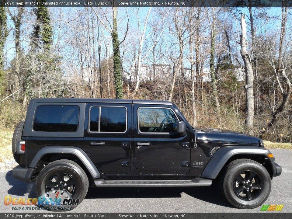 2020 Jeep Wrangler Unlimited Altitude 4x4 Black / Black Photo #6