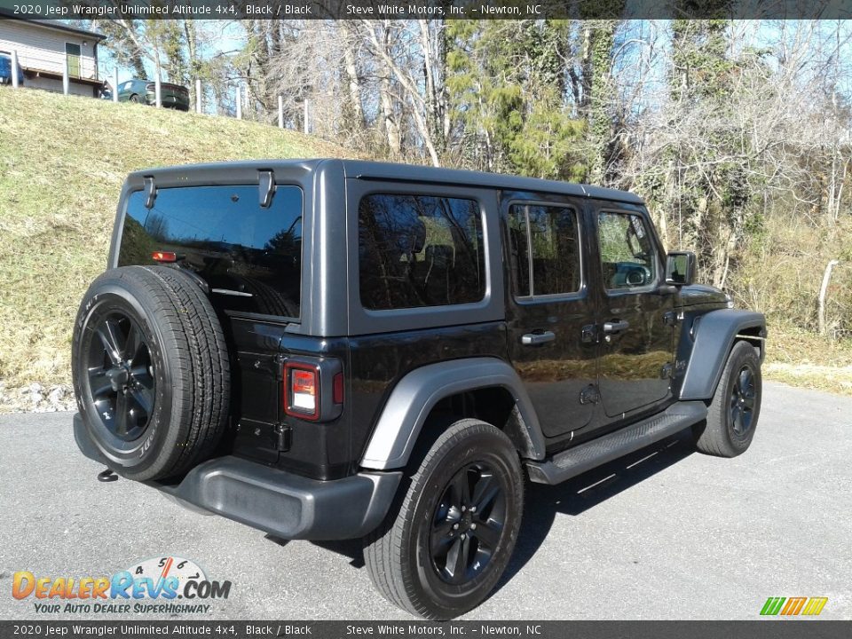 2020 Jeep Wrangler Unlimited Altitude 4x4 Black / Black Photo #7