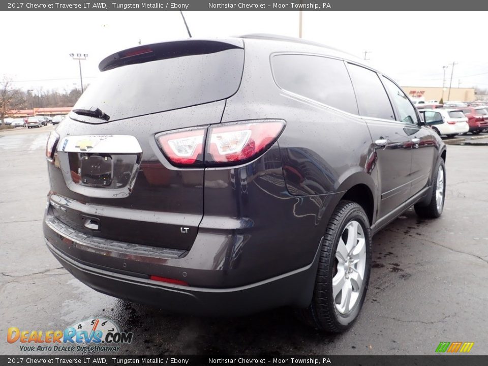 2017 Chevrolet Traverse LT AWD Tungsten Metallic / Ebony Photo #8