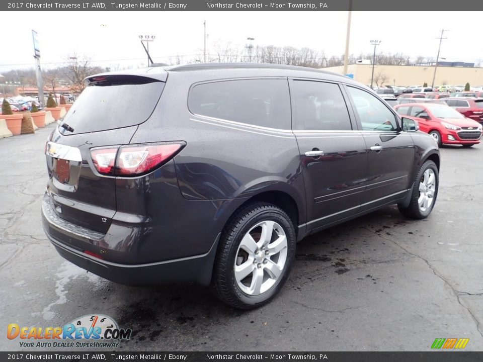 2017 Chevrolet Traverse LT AWD Tungsten Metallic / Ebony Photo #9