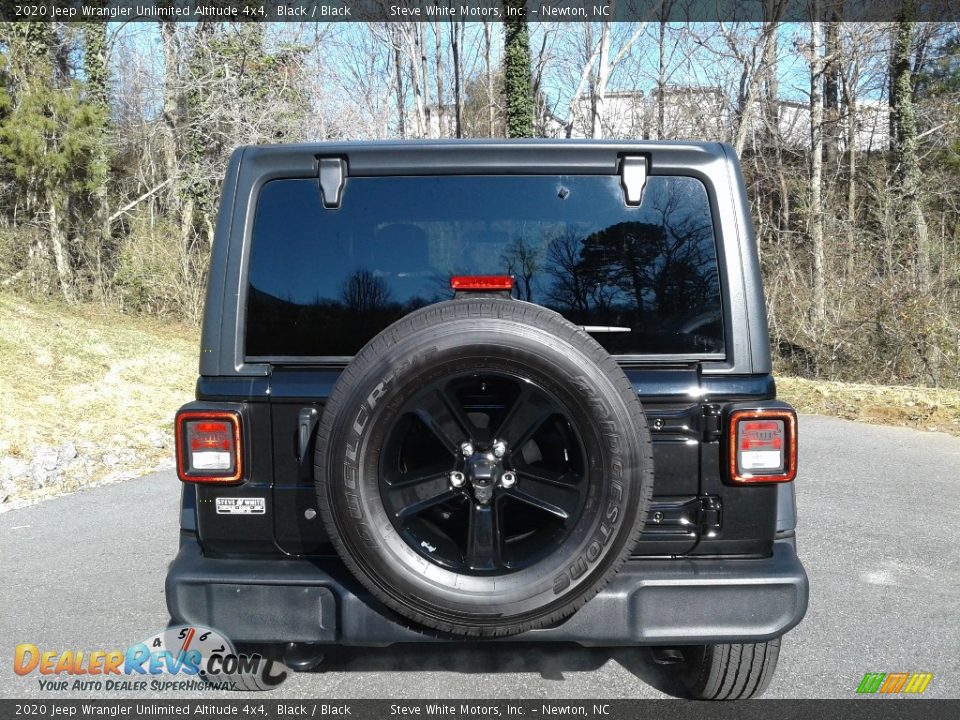 2020 Jeep Wrangler Unlimited Altitude 4x4 Black / Black Photo #8