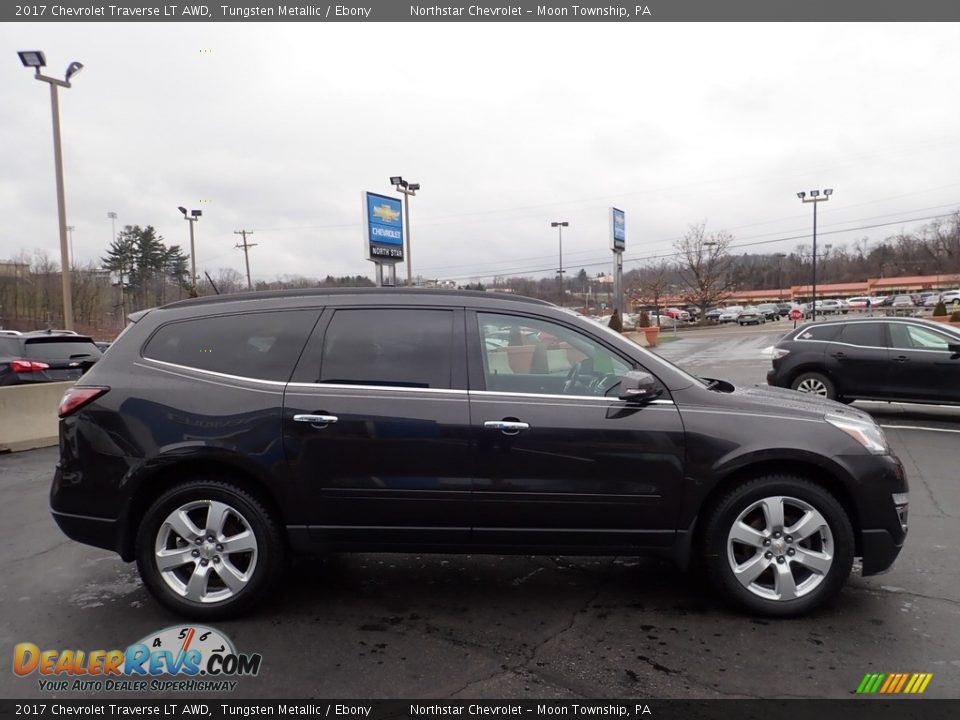 2017 Chevrolet Traverse LT AWD Tungsten Metallic / Ebony Photo #10