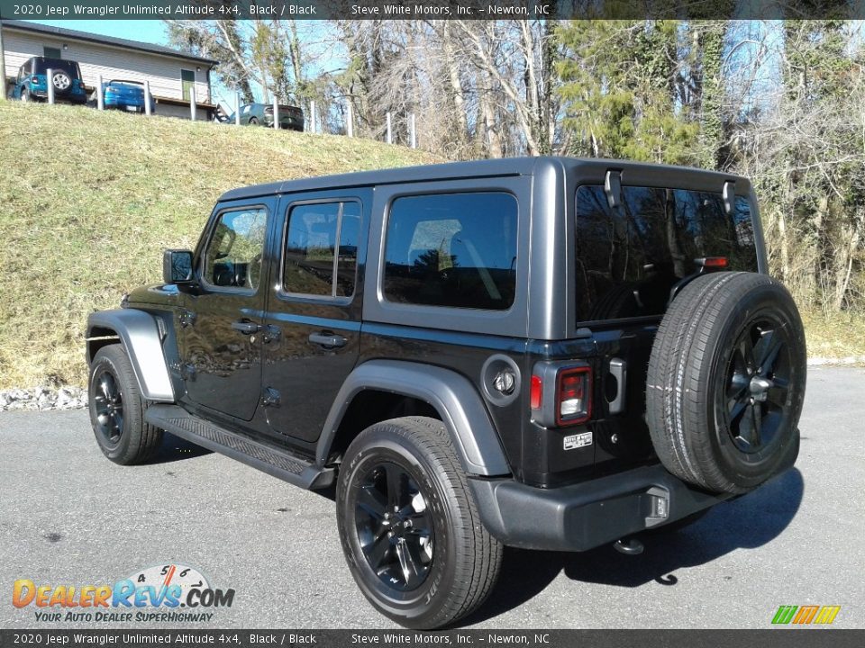 2020 Jeep Wrangler Unlimited Altitude 4x4 Black / Black Photo #9