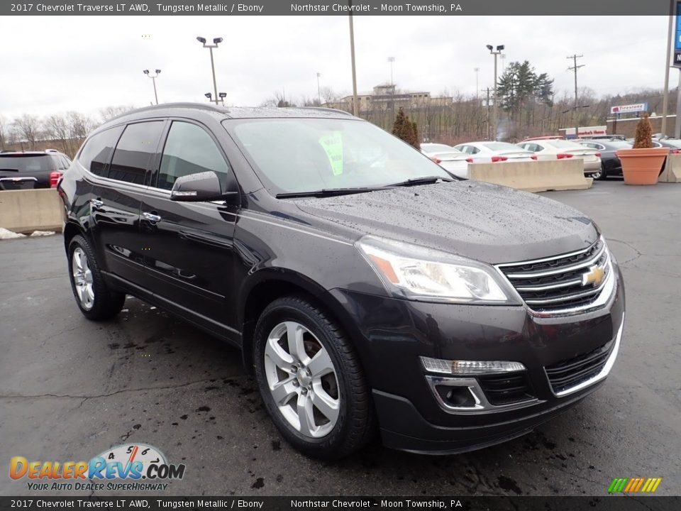 2017 Chevrolet Traverse LT AWD Tungsten Metallic / Ebony Photo #11