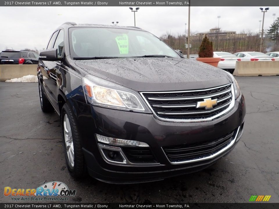 2017 Chevrolet Traverse LT AWD Tungsten Metallic / Ebony Photo #12