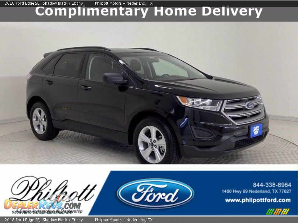 2018 Ford Edge SE Shadow Black / Ebony Photo #1